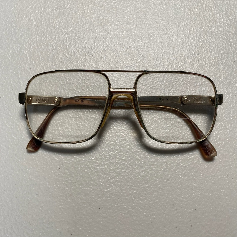 Safilo Elasta Double Bridge Navigator 140 Eyeglasses FRAMES ONLY